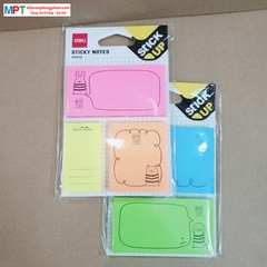 Giấy nhớ Deli A55502 nhiều màu ngộ nghĩnh