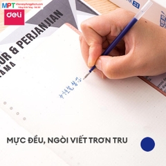 [MUA 10 TẶNG 1] Ruột bút gel Deli S206 nét 0.5mm dùng thay thế cho bút bi nước A575/A057