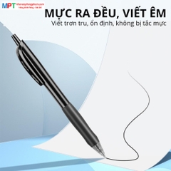 [MUA 10 TẶNG BÚT CHÌ] Bút Gel Deli S60-6 ngòi 0.5mm - Mực đen