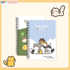 Sổ lò xo Hải Tiến A4 300 trang DOKI DOKI 8540 - Kích thước 210 x 297 mm, Định lượng 70gsm