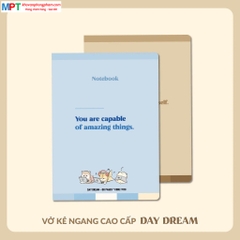 Vở kẻ ngang Hải Tiến 200 trang DAY DREAM 9134 - Định lượng 70gsm - Giấy vàng chống lóa - MUA 5 TẶNG 1 BÚT BI