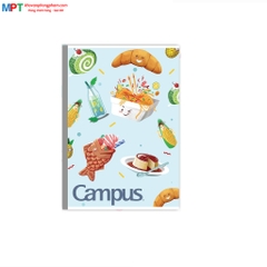 Vở kẻ ngang Campus Food 120 trang - Mua 10 quyển tặng 01 bút bi