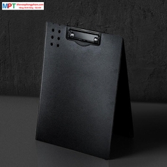 Cặp trình ký Guangbo khoá dọc A4 Fizz FZ101009 - Màu đen