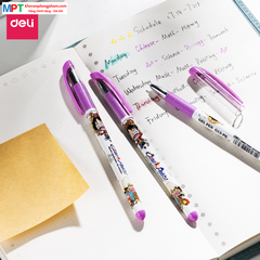 Bút gel Deli One Piece - Vua Hải Tặc G13 nét 0.5mm