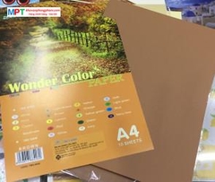 Bìa Ganh Zentino A4 10 Tờ ĐL180gsm - Màu BROWN