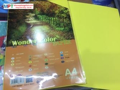 Bìa Ganh Zentino A4 10 Tờ ĐL180gsm - Màu LEMON