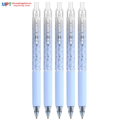 Vỉ 5 Bút gel Quick Dry Thiên Long GEL-033 ngòi 0.5mm - Mực khô siêu nhanh