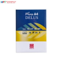 Giấy in A4 Hồng Hà Delus 4960 - định lượng 70gsm, không gây kẹt giấy
