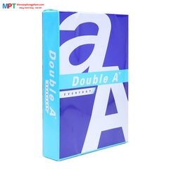 [GIẤY 500 TỜ/TẬP] Thùng 5 tập Giấy in A4 Double A Định lượng 70gsm - TẶNG 1 FILE 8 NGĂN