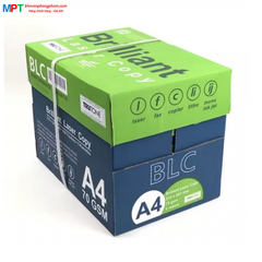 [TẶNG FILE 8 NGĂN] Thùng 5 Tập Giấy in A4 BLC ĐL70gsm
