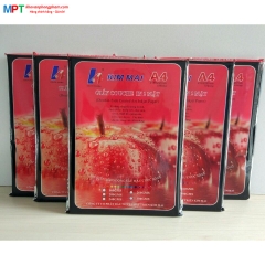 Giấy Couche bóng 2 mặt Kim Mai Định lượng 140gsm - Khổ A4: 210x297mm - 100 tờ/tập