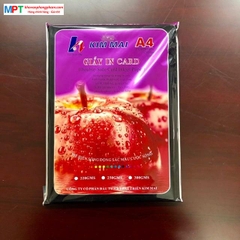 Giấy in Card  Kim Mai Điịnh lượng 250gsm - Khổ A4: 210x297mm - 50 tờ/tập