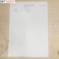 Combo 100 tờ giấy nháp thi mẫu của Bộ GD&ĐT