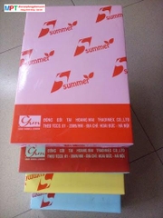 Giấy photo màu Summer A4 ĐL80gsm