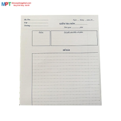 [MUA 3 TẶNG 1 BÚT BI] Giấy kiểm tra Campus kẻ ngang có chấm 20 tờ đôi + 10 đơn TP-BSM70G-30