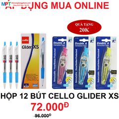Hộp 12 bút bi Cello Glider XS 0.7mm