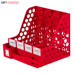 File tài liệu 4 ngăn kèm ống cắm bút Guangbo WJK9392