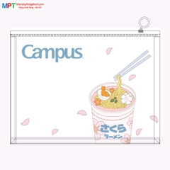 Túi đựng tài liệu có khóa Zip Campus Kawaii A4