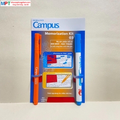 Bộ sản phẩm ghi nhớ Campus Memorization Kit MMK-03 (1 bút gel, 1 bút đánh dấu, 1 tấm phin đỏ)