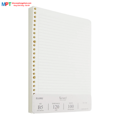 Ruột sổ còng kẻ ngang khổ B5 KLONG 548 - Định lượng 120gsm - Kích thước 175x250mm