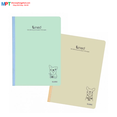 Vở kẻ ngang Klong chấm may dán gáy 120 trang mã 841 - Định lượng 100gsm - Kích thước 175x250mm