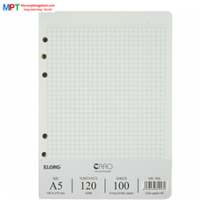 Ruột sổ còng Caro khổ A5 KLONG 996 - Định lượng 120gsm - Kích thước 148x210mm