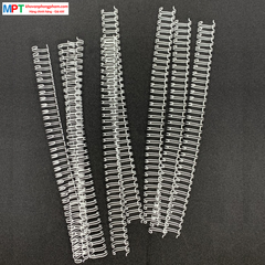 Lò xo gáy xoắn sắt kép 12.7mm (Lò xo sắt đóng được 100 tờ)