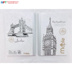 Sổ bìa bồi may gáy Maple 260 trang NBB.A4ADV260