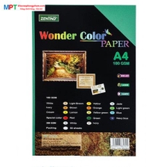 Bìa Ganh Zentino A4 10 Tờ ĐL180gsm - Màu GREEN