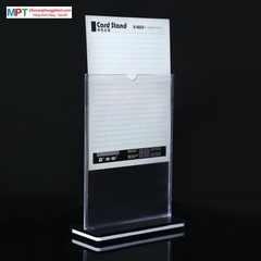 Menu mica để bàn A5 B-6028 148x210mm - Khổ dọc