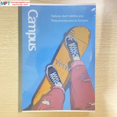 [MẪU MỚI 2022] Vở kẻ ngang Campus MOTIVATION 80 trang - Mua 10 quyển tặng bút bi
