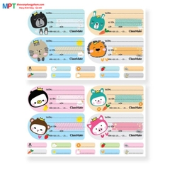 Nhãn vở Classmate Cartoon CL-NT222