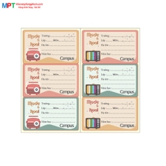 Nhãn vở Campus Mode&Kool NT-MOD18 - 18 cái/tập