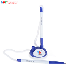 Bút cắm bàn đôi Thiên Long PH-02 - đầu bút 0.7mm, mực xanh