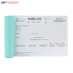 Phiếu chi A5 1 liên loại đẹp (13x19cm)