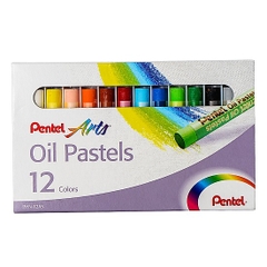 Sáp dầu 12 màu Pentel PHN-12
