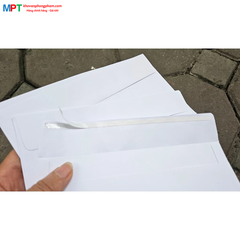 Tập 100 Phong bì trắng A6 CÓ BĂNG DÍNH 2 MẶT - Kích thước 12x22cm - ĐL 120gsm
