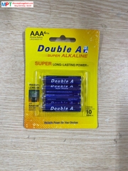 Vỉ 4 viên pin AAA Double A Super Alkaline