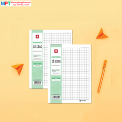 Ruột sổ còng khổ A5 Hải Tiến 200 trang 6591 - Dòng kẻ caro, KT: 150x210mm - Định lượng 100gsm