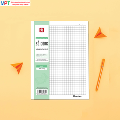 Ruột sổ còng khổ B5 Hải Tiến 200 trang 6621 - Dòng kẻ caro, KT: 175x250mm - Định lượng 100gsm