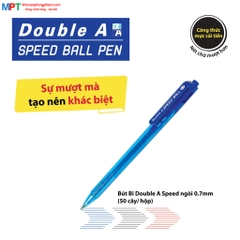 [GIÁ SIÊU RẺ] Bút bi Double A Speed DBP-307-B21 ngòi 0.7 mm - Mực xanh