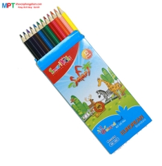 [TẶNG TẨY CHÌ THIÊN LONG] Bút chì màu 12 màu Smartkids Classic SK-101