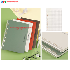 Sổ kẻ Caro A5 Heeton D25-256 - Kích thước 145x210mm (Sổ còng kẻ ô vuông)