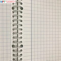 Sổ Binder còng nhựa dòng kẻ 4 ly ngang Campus Line Filed khổ A5 - 50 tờ đơn
