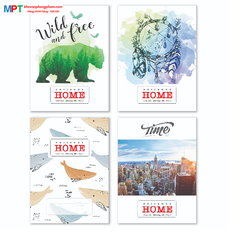 Sổ lò xo Hải Tiến bìa bồi cao cấp Home B5 300 trang 6393