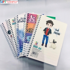 Sổ lò xo Hải Tiến bìa bồi cao cấp Home A6 200 trang 6355