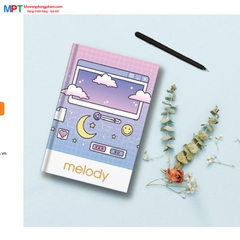 Sổ bìa bồi Melody 5 - 160 trang 7383 (Kích thước 135x195mm)