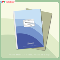 Sổ may gáy bìa bồi A4 Hải Tiến 300 trang Simple 3255 - Định lượng 70gsm