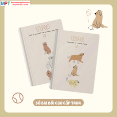 Sổ bìa bồi TADA 6 - 200 trang 8717 - Kích thước 150 x 210mm - Định lượng 80gsm, dòng kẻ ngang