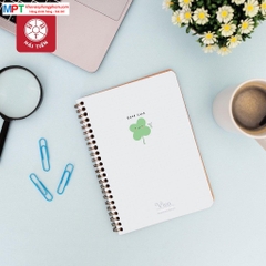 Sổ lò xo bìa nhựa cao cấp VIVA khổ B5 Hải Tiến 200 trang 6546 (KT: 175x250mm) - Kẻ Caro 5x5mm